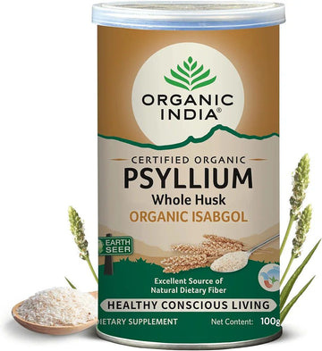 Organic India Isabgol Whole Psyllium Husk Powder - 100g