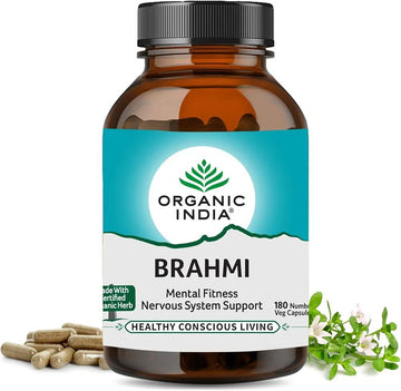 Organic India Brahmi - 60 Veg Capsules