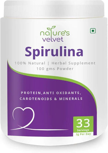Natures Velvet Lifecare Spirulina Powder, 100 gms