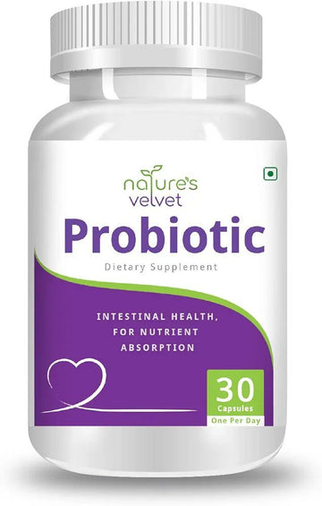 Natures Velvet Lifecare Probiotics for Digestive Health and Immunity - 30 Capsules