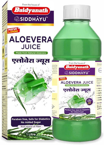 Baidyanath Asli Ayurved Aloe Vera Juice With Pulp 1000 Ml