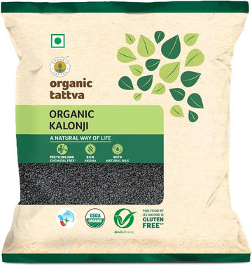 Organic Tattva 'Kalonji Seeds', (100G, Pouch)