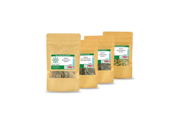 Pure Tree Certified Organic Laung Cloves, Green Cardamom Elaichi, Kali Mirch, Dalchini Cinnamon Bark | 75 g