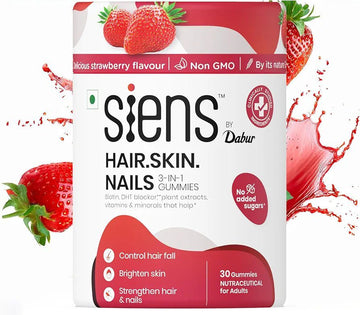 Siens By Dabur Hair, Skin & Nails (3 in 1 Gummies) - 30 pieces