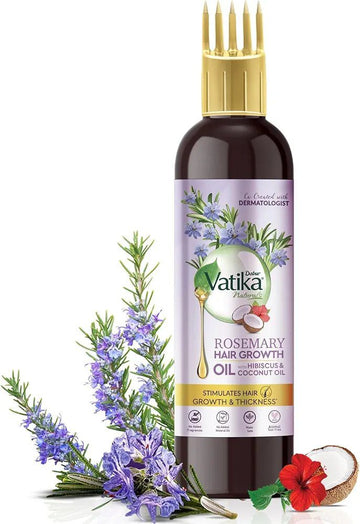 Dabur Vatika Rosemary Hair Growth Oil with Hibiscus & Coconut Oil - 200ml