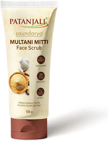 Patanjali Saundarya Multani Mitti Face Scrub 100g