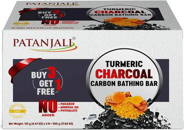 Patanjali Turmeric Charcoal Body Cleansing Soap