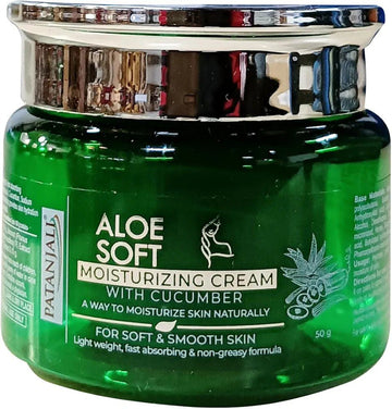 Patanjali Aloe Vera Moisturizing Cream for Face 50Gm