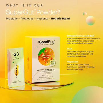 The Good Bug Smooth Move SuperGut Powder| 15 days pack