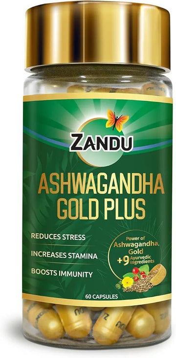 Zandu Ashwagandha Gold Plus Capsules(60)