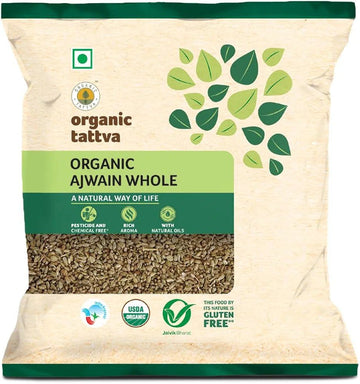Organic Tattva, Organic Gluten Free Ajwain Whole - 100 Gram