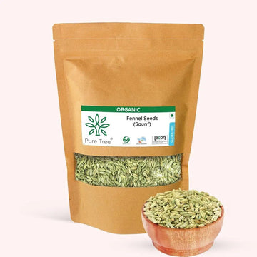 Pure Tree Certified Organic Fennel Seeds | 250 gm |