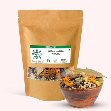 Pure Tree Certified Organic Garam Masala Whole | 100 g |