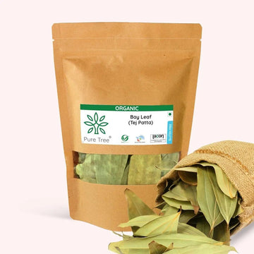 Pure Tree Certified Organic Tej Patta Leaves | 50 Grams |