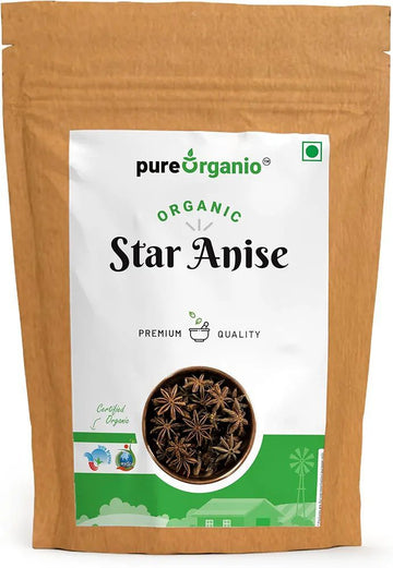 Pure Organio Organic Star Anise Spices(50 Gm)