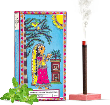 PHOOL LUXURY INCENSE Bambooless Incense Sticks - Tulsi
