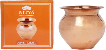 Shubhkart Nitya Copper Kalash for Pooja Worship Temple Home