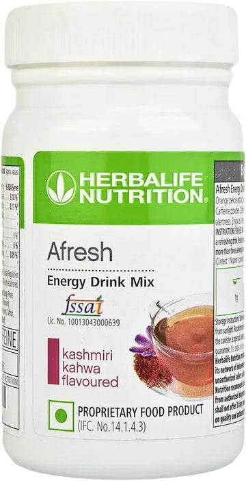 HERBALIFE Afresh Energy Drink Mix Kashmiri Kahwa 40 g (pack of 2)