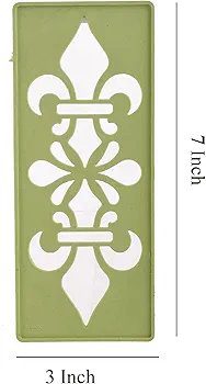 CRAFTAM Different Design Ready to Draw Rangoli Making Stencils