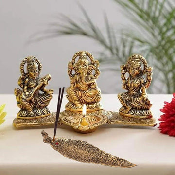 KridayKraft Laxmi Saraswati Idol