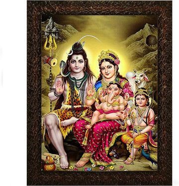 Indianara Religious Painting -Synthetic Wood, 27x30.5x1cm, Multicolour (GB3)