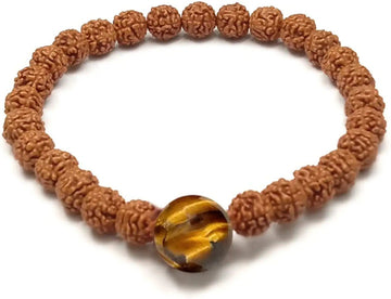 Chitshakti Lab Certified Original Panchmukhi Rudraksha Bracelet |