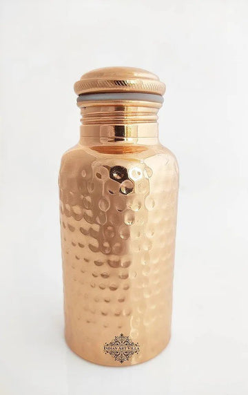 Indian Art Villa Copper Water Bottle 300 ML