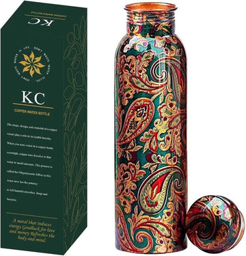 KC Pure Copper Designer Water Bottle 1000ml
