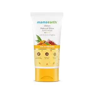 Mamaearth Ubtan Natural Glow Face Wash with Turmeric & Saffron - 150ml