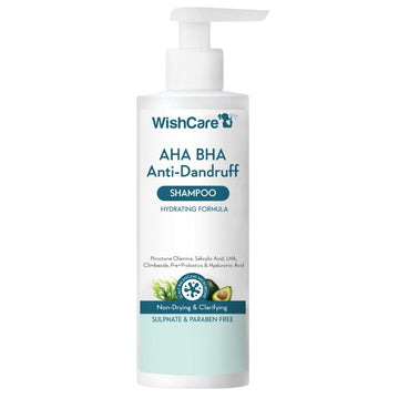 WishCare Hydrating AHA BHA Anti Dandruff Shampoo - 250ML