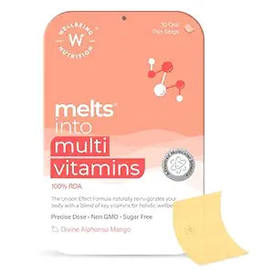 Wellbeing Nutrition Melts Plant Based Multivitamin-30 Oral Strips