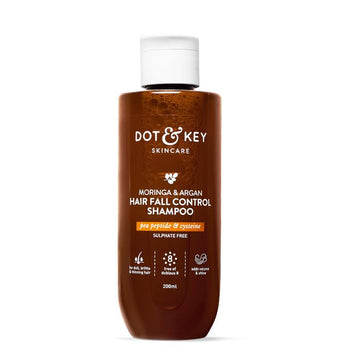 Dot & Key Moringa & Argan Hair Fall Control Shampoo With Pea Peptide & Cysteine