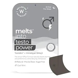 Wellbeing Nutrition Melts Testo Power -Pack of 30