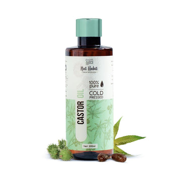 Nat Habit Cold Pressed Jamaican Black Castor Oil - 200 ml