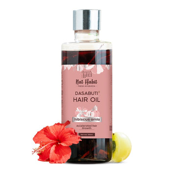 Nat Habit Hibiscus Dasbuti Hair Oil For Women & Men - 100ml