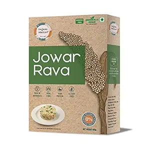 ORGANIC WISDOM-Back to Roots Jowar Rava 400 G