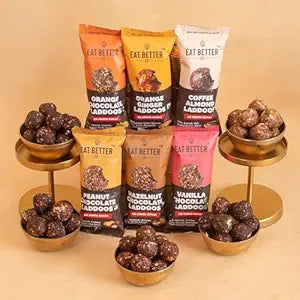 EAT BETTER CO Assorted Laddoo Box-24 Laddoos - 240 G