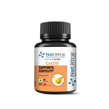 Natxtra CoQ10 | Male Fertility Support 60 Vegetarian Capsules