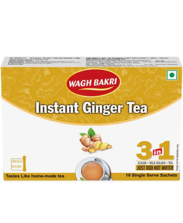 Wagh Bakri Ginger Instant Tea Premix - 140 grams
