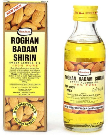 Hamdard badam rogan oil Hair Oil (100 ml)