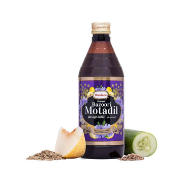 Hamdard Sharbat Bazoori Motdil, Black, 500 ml syrup