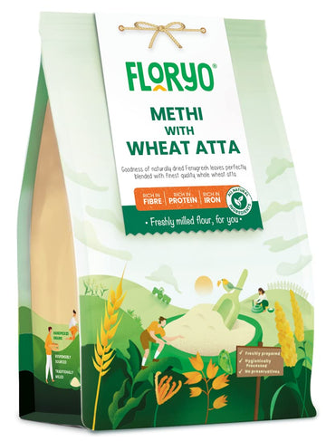 Floryo Methi With Whole Wheat Atta |350g Pack