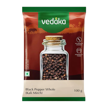 Vedaka Black Peppercorn (Kali Mirch), 100g
