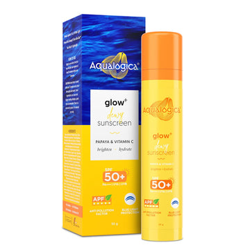 Aqualogica Glow+ Dewy Sunscreen Gel With Papaya & Vitamin C
