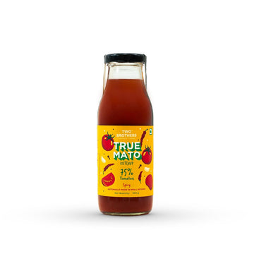 Two Brothers Organic Farms Truemato Ketchup - Spicy Tomato Ketchup - 300g