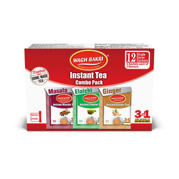 Wagh Bakri Instant Tea Premix Combo, 168 Grams, Ginger Powder