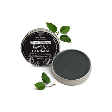 Nat Habit Hibiscus Black Seed Hair & Beard Balm For Hair Growth - 35 G