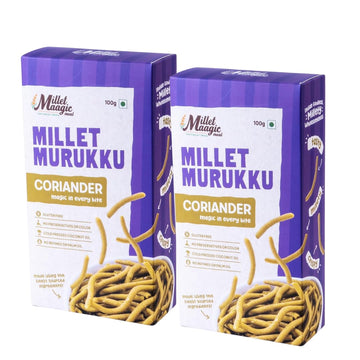 Millet Coriander Murukku 100gms Pack of 2