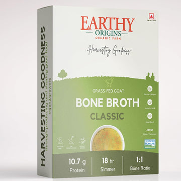 Earthy Origins Grass-Fed Goat Bone Broth - 200ml