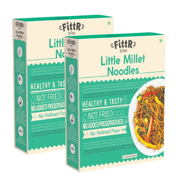 FittR Bites Little Millet Healthy Noodles - Pack of 2